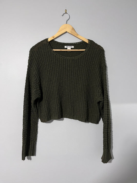 Billabong Green Knit Sweater - Size 8