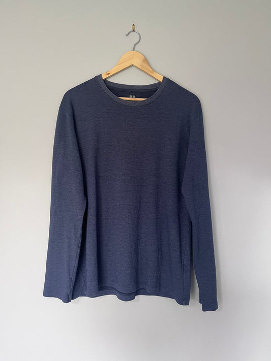 Uniqlo Dark Blue Long Sleeve - L