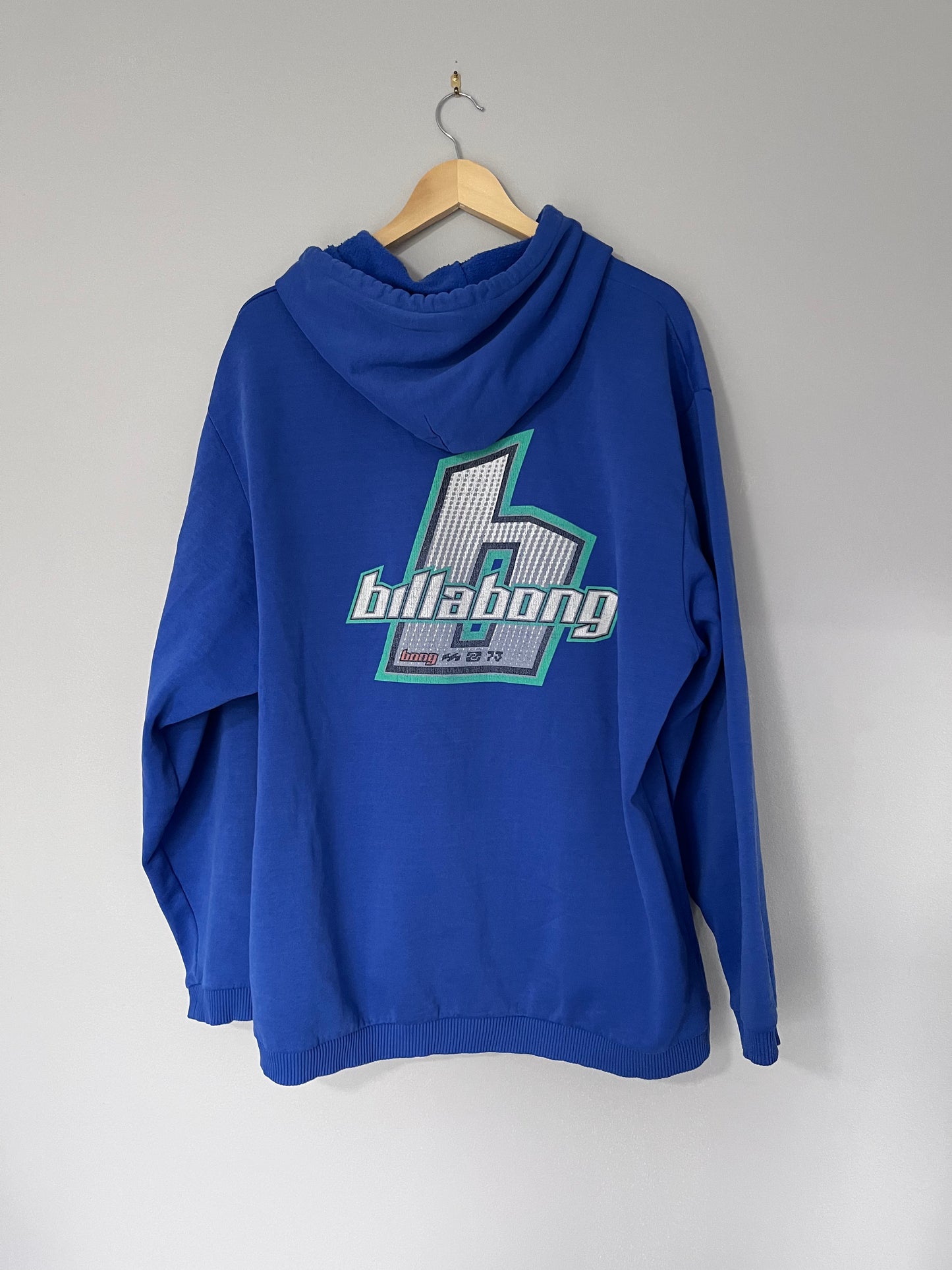 Blue Billabong Oversized Hoodie - L