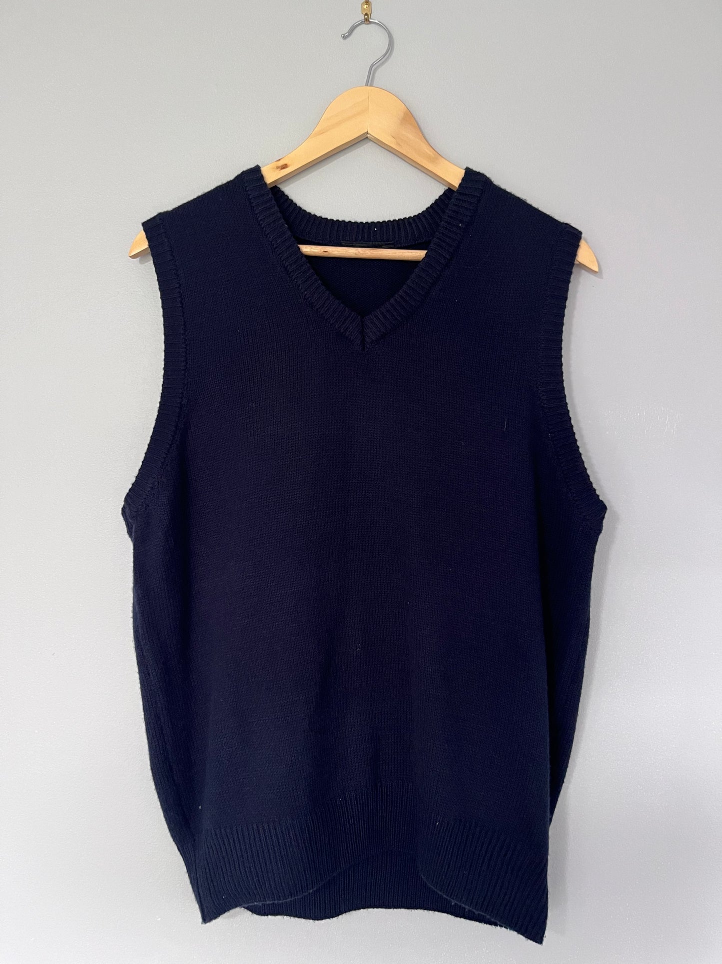 Navy Acrylic Fibre Vest