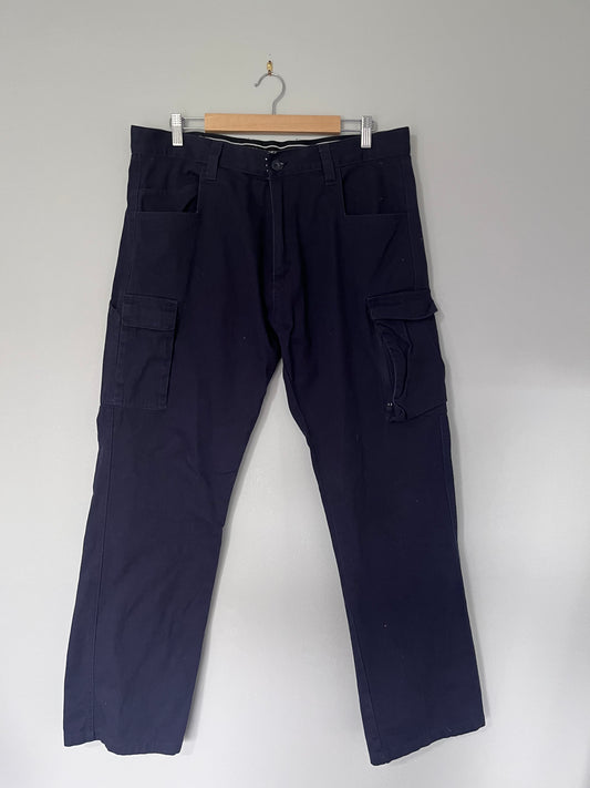 Navy Workzone Cargos - Size 36